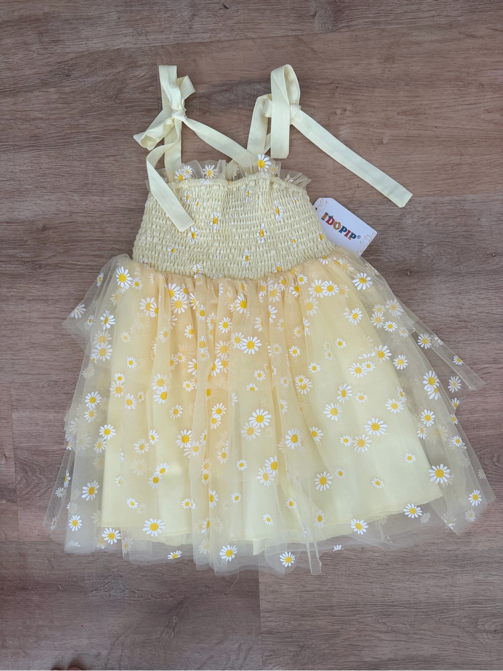 Yellow Little Girls Daisy Dress!